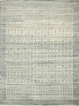 Geometric Beige Hand Knotted 9'0" X 12'0"  Area Rug 660-156864
