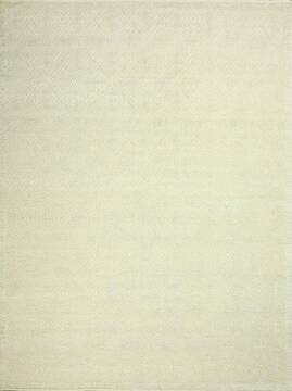 Geometric Beige Hand Knotted 9'0" X 12'0"  Area Rug 660-156868