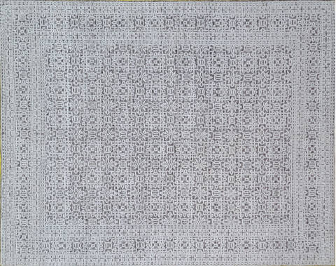 Geometric Beige Hand Knotted 80 X 100  Area Rug 660-156883 Image 0