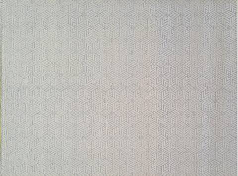 Geometric Beige Hand Knotted 90 X 120  Area Rug 660-156888 Image 0