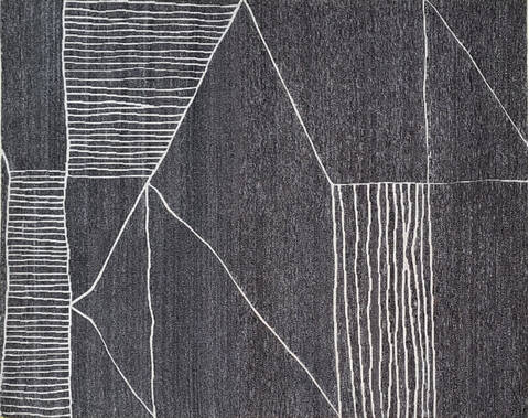 Geometric Multicolor Hand Knotted 80 X 100  Area Rug 660-156899 Image 0