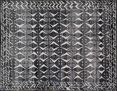 Geometric Multicolor Hand Knotted 8'0" X 10'0"  Area Rug 660-156903