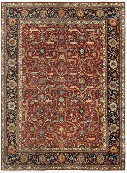 Heriz Red Hand Knotted 80 X 100  Area Rug 660-156907 Image 0