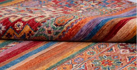 Chobi Red Hand Knotted 51 X 70 Area Rug 700-156916 Image 7