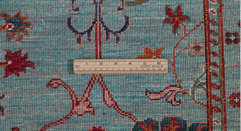 Chobi Green Hand Knotted 51 X 70 Area Rug 700-156918 Image 8