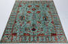 Chobi Green Hand Knotted 51 X 70 Area Rug 700-156918 Thumb 1