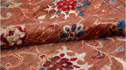 Chobi Brown Hand Knotted 50 X 65 Area Rug 700-156919 Image 7
