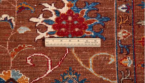 Chobi Brown Hand Knotted 50 X 65 Area Rug 700-156919 Image 8
