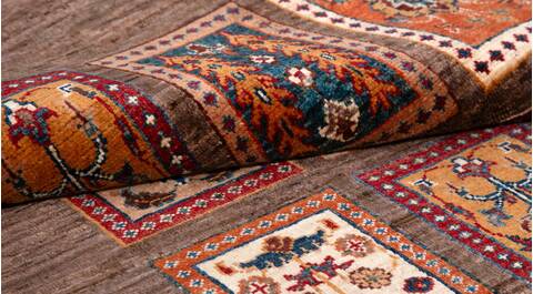 Chobi Brown Hand Knotted 40 X 57  Area Rug 700-156920 Image 7