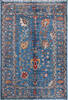Chobi Blue Hand Knotted 34 X 50 Area Rug 700-156921 Thumb 0