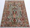 Chobi Grey Hand Knotted 28 X 41  Area Rug 700-156926 Thumb 1