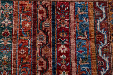 Chobi Blue Hand Knotted 29 X 44  Area Rug 700-156928 Image 6