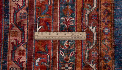 Chobi Blue Hand Knotted 29 X 44  Area Rug 700-156928 Image 8