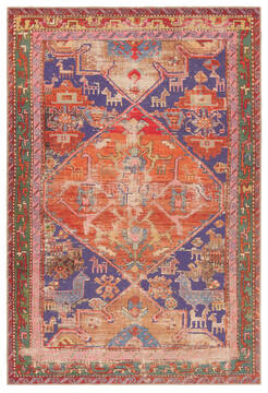 Jaipur Living Garcia Orange Rectangle 4x6 ft  Carpet 157067