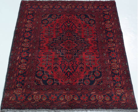 Chobi Red Hand Knotted 33 X 52 Area Rug 700-157103 Image 1