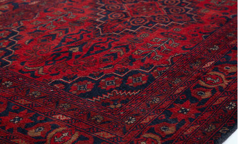 Chobi Red Hand Knotted 33 X 52 Area Rug 700-157103 Image 3