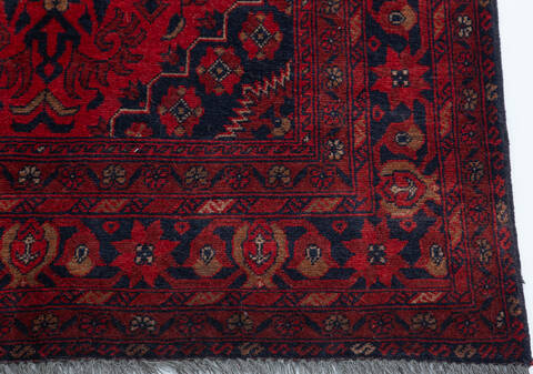 Chobi Red Hand Knotted 33 X 52 Area Rug 700-157103 Image 4