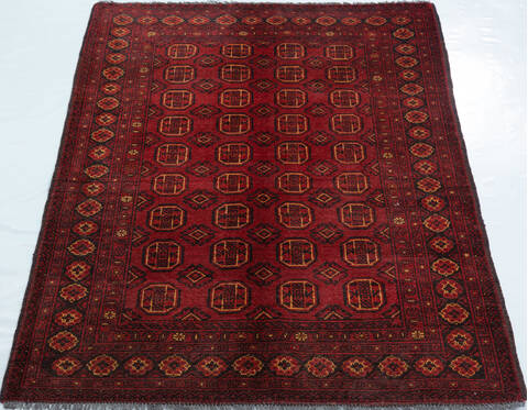 Chobi Red Hand Knotted 34 X 49 Area Rug 700-157104 Image 1