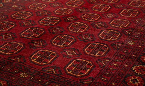 Chobi Red Hand Knotted 34 X 49 Area Rug 700-157104 Image 3