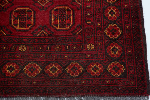 Chobi Red Hand Knotted 34 X 49 Area Rug 700-157104 Image 4