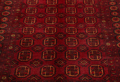 Chobi Red Hand Knotted 34 X 49 Area Rug 700-157104 Image 5