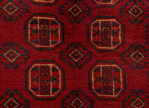 Chobi Red Hand Knotted 34 X 49 Area Rug 700-157104 Image 6