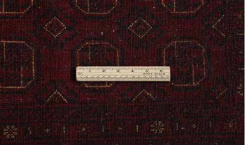 Chobi Red Hand Knotted 34 X 49 Area Rug 700-157104 Image 8