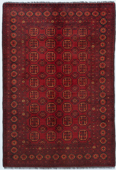 Chobi Red Hand Knotted 34 X 49 Area Rug 700-157104 Image 0