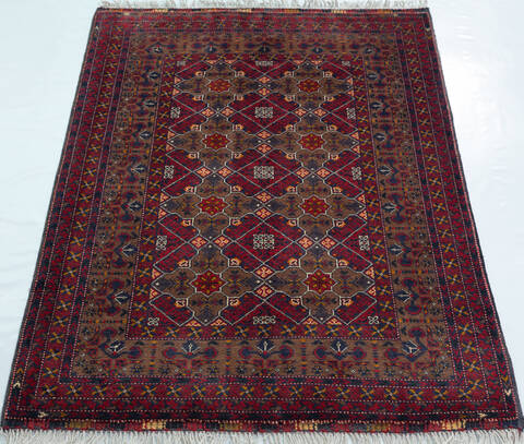Chobi Red Hand Knotted 33 X 50 Area Rug 700-157105 Image 1