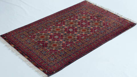 Chobi Red Hand Knotted 33 X 50 Area Rug 700-157105 Image 2