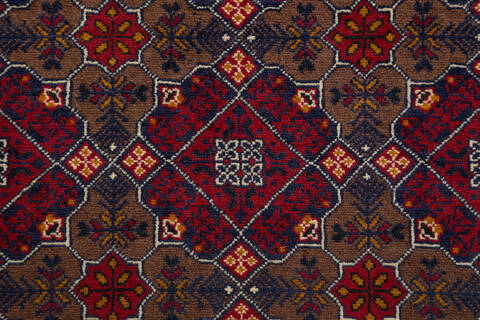 Chobi Red Hand Knotted 33 X 50 Area Rug 700-157105 Image 6