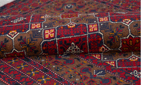 Chobi Red Hand Knotted 34 X 410 Area Rug 700-157106 Image 7