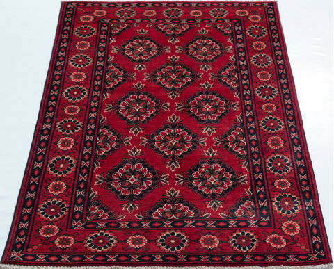 Chobi Red Hand Knotted 31 X 50  Area Rug 700-157107 Image 1
