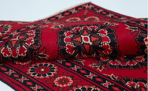 Chobi Red Hand Knotted 31 X 50  Area Rug 700-157107 Image 7