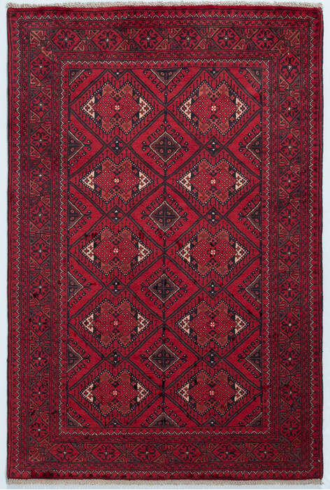 Chobi Red Hand Knotted 33 X 410 Area Rug 700-157108 Image 0