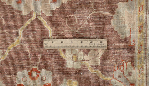 Chobi Brown Runner Hand Knotted 29 X 194 Area Rug 700-157110 Image 7