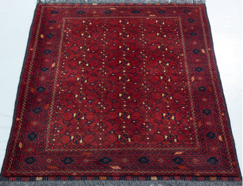 Chobi Red Hand Knotted 35 X 410 Area Rug 700-157112 Image 1