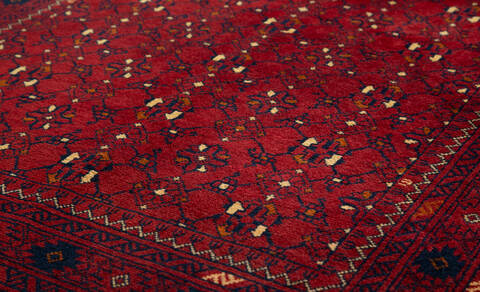 Chobi Red Hand Knotted 35 X 410 Area Rug 700-157112 Image 3