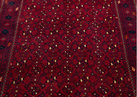 Chobi Red Hand Knotted 34 X 50 Area Rug 700-157113 Image 5