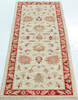 Chobi Beige Runner Hand Knotted 26 X 67 Area Rug 700-157117 Thumb 1
