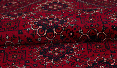 Khan Mohammadi Red Hand Knotted 64 X 93 Area Rug 700-157119 Image 7