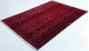 Khan Mohammadi Red Hand Knotted 64 X 93 Area Rug 700-157119 Thumb 2