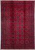 Khan Mohammadi Red Hand Knotted 64 X 93 Area Rug 700-157119 Thumb 0