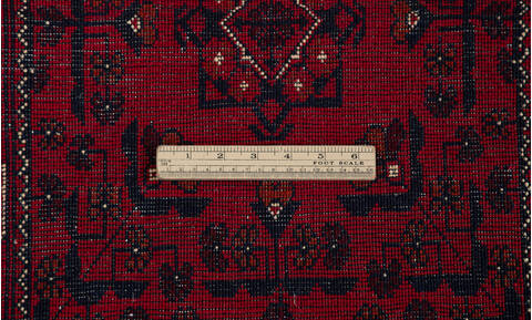 Chobi Red Runner Hand Knotted 20 X 49 Area Rug 700-157120 Image 8