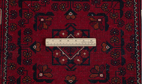 Chobi Red Runner Hand Knotted 24 X 61 Area Rug 700-157121 Image 8