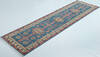 Chobi Blue Runner Hand Knotted 29 X 98 Area Rug 700-157122 Thumb 2