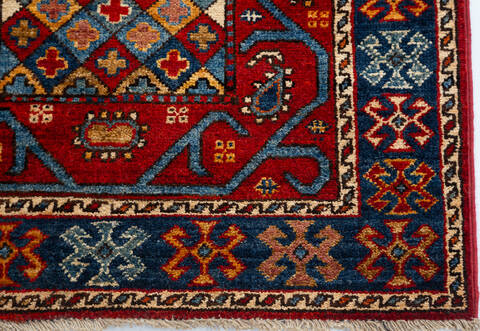 Chobi Red Runner Hand Knotted 26 X 105 Area Rug 700-157123 Image 4