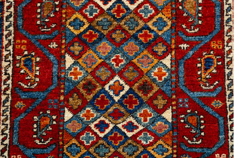 Chobi Red Runner Hand Knotted 26 X 105 Area Rug 700-157123 Image 6