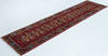 Chobi Red Runner Hand Knotted 26 X 105 Area Rug 700-157123 Thumb 2