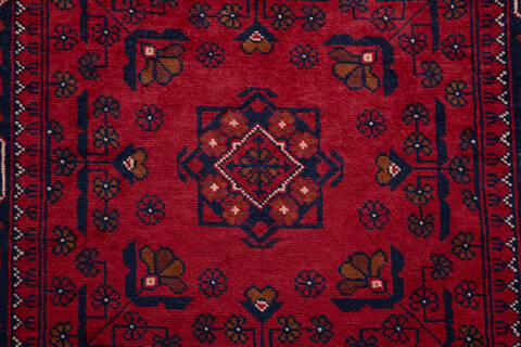Chobi Red Runner Hand Knotted 29 X 1511 Area Rug 700-157124 Image 6
